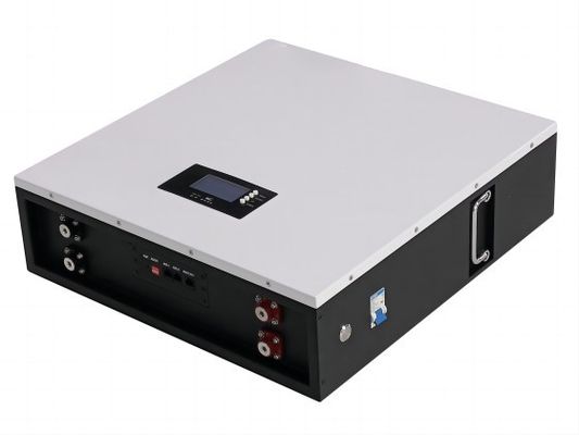 Home Wall Mounted Lithium Iron Phosphate Battery High Efficiency With LCD