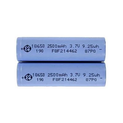 Multifunctional 18650 Lithium Battery 3.7V 2500MAH For RC Drone