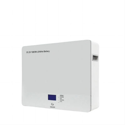 Wall Mounted Lithium Ion Battery Deep Cycle High Power LifeP04 10KWH For house battery backup system