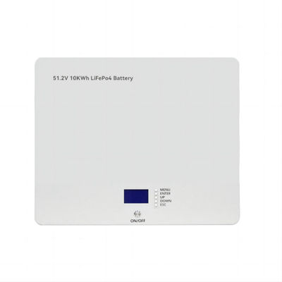 Wall Mounted Lithium Ion Battery Deep Cycle High Power LifeP04 10KWH For house battery backup system