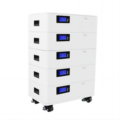 High Output Power Stackable Solar Panel Inverter 20.48KWH LFP Battery With CE UL Approved For Home  
