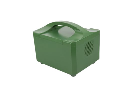 CE Approved Wireless Charging Uninterrupted Portable Solar Power Bank With Green Plastic Case For UPS Backup System