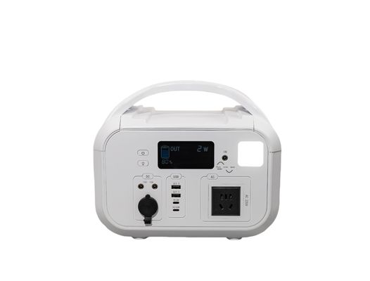 LED Flash Light Recharge Lifepo4 Cylindrical With 3 AC Outlets Battery Power Bank For Smartphones