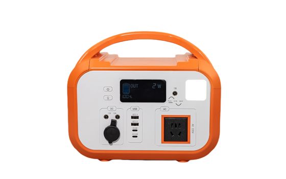 LED Flash Light Recharge Lifepo4 Cylindrical With 3 AC Outlets Battery Power Bank For Smartphones