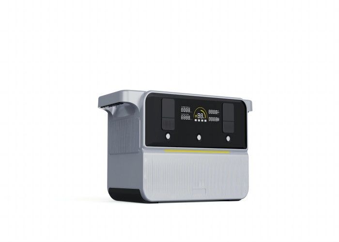 IP65 LifeP04 Mobile Outdoor Portable Power Station 220V 50HZ With Solar Panel