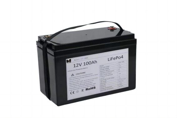 Longer Cycle  Low Internal Resistance  1280WH Domestic  Solar LifeP04 Lithium Battery With BMS For Measuring Instruments
