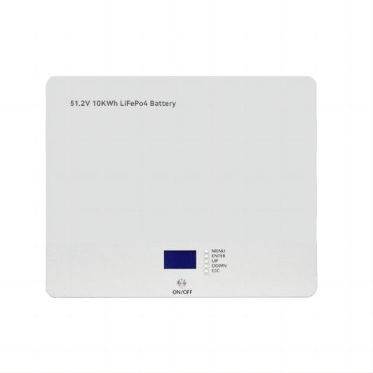 Wall Mounted Lithium Ion Battery Deep Cycle High Power LifeP04 10KWH For house battery backup system