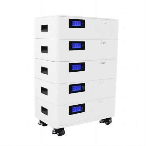 High Output Power Stackable Solar Panel Inverter 20.48KWH LFP Battery With CE UL Approved For Home  