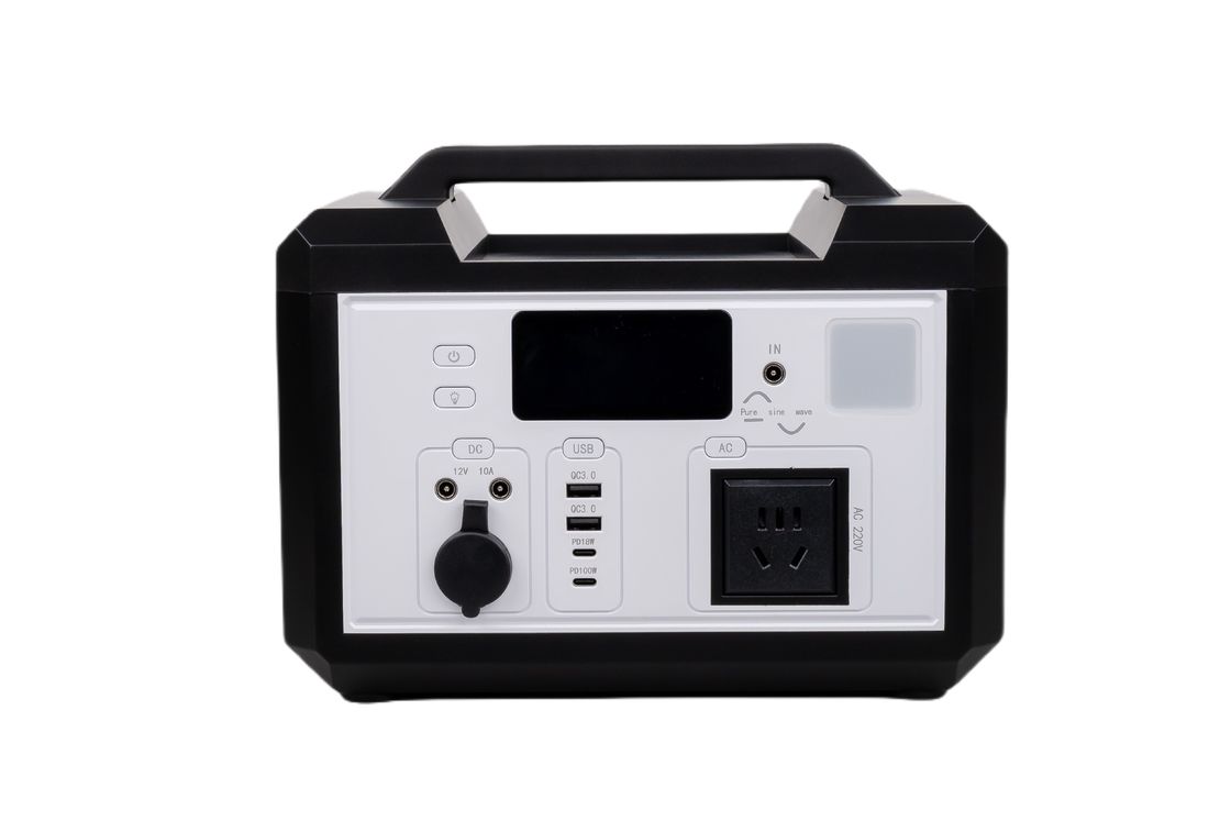High Efficiency  220V/110V AC Rechargeable Lifepo4 Portable Power Pack With Wireless Charging For Off Grid Solar System